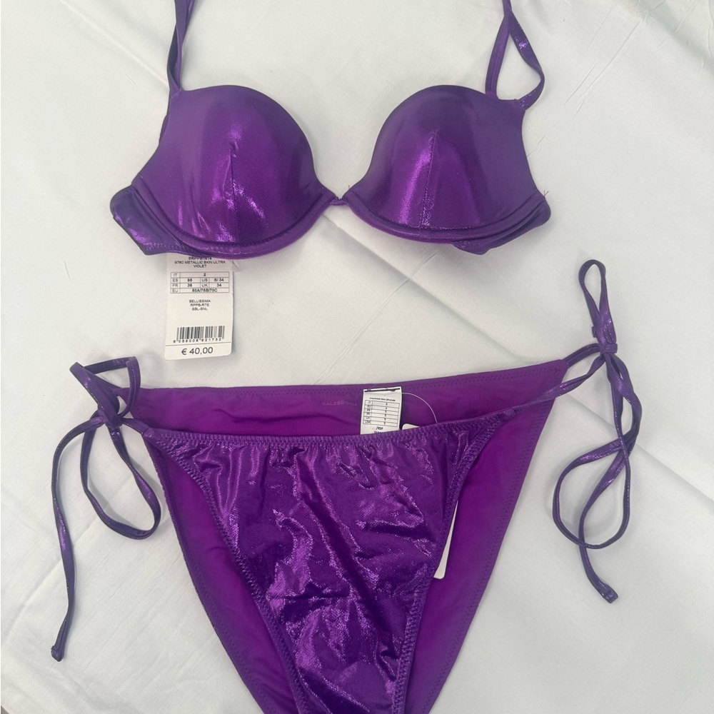 Purple Women's Swimwear Set